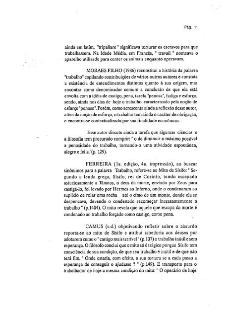 abordagem psicossocial do trabalho penoso: estudo ... - Fundacentro