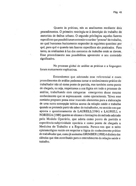 abordagem psicossocial do trabalho penoso: estudo ... - Fundacentro