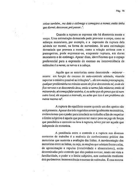 abordagem psicossocial do trabalho penoso: estudo ... - Fundacentro