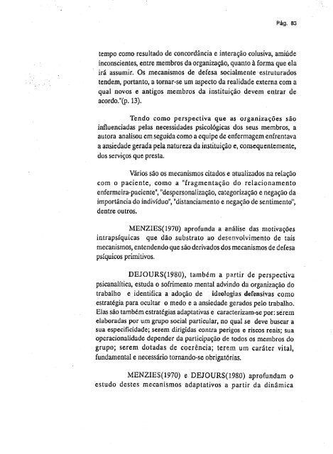 abordagem psicossocial do trabalho penoso: estudo ... - Fundacentro