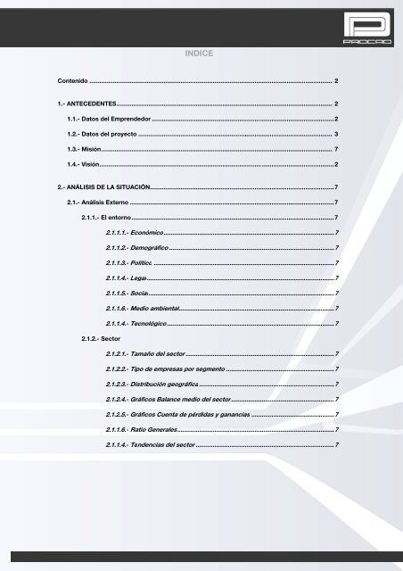 plan de emprs