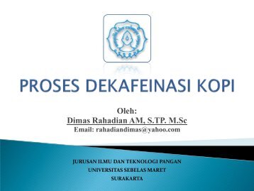 Download Proses Dekafeinasi Kopi