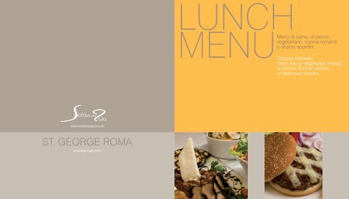 Scopri le nostre proposte per il pranzo - St. George Roma