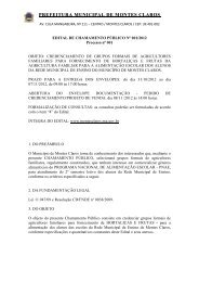 EDITAL AGF Merenda Escolar PMMC - Prefeitura de Montes Claros ...