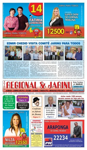 Tribuna de Jarinu 231.p65 - TRIBUNA DE JARINU e Região