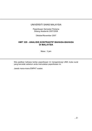 Angka Giliran…………… - ePrints@USM