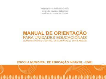 Manual de Orientação para Unidades Educacionais com Prestação