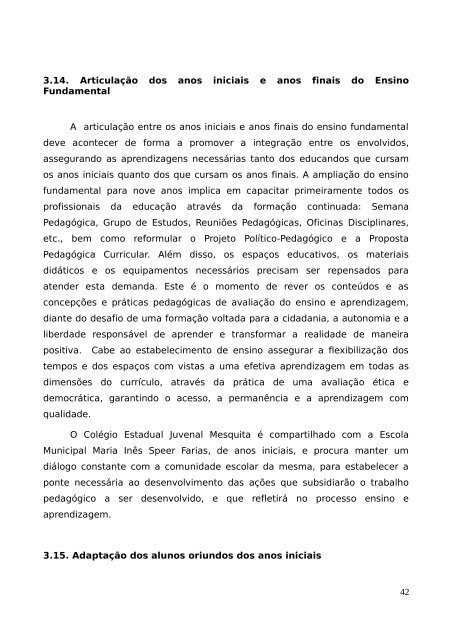 projeto político pedagógico 2012 - colégio estadual juvenal ...
