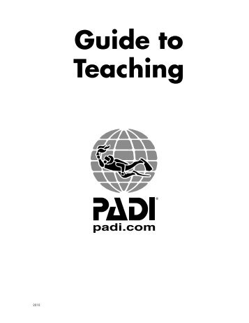 Open Water Diver Course Instructor Guide - Patadacobra