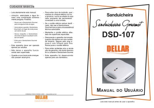 Manual de Instruções - dellar