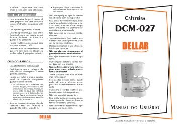 Manual de Instruções - dellar