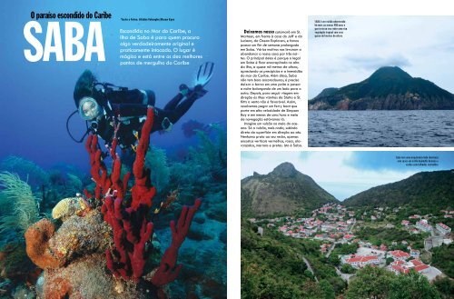 Saba Escondida no Mar do Caribe, a Ilha de Saba é para quem ...