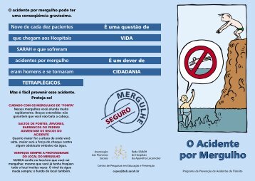 O Acidente por Mergulho - Associação das Pioneiras Sociais