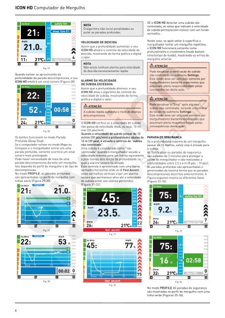 Computador de mergulho - Scubastore