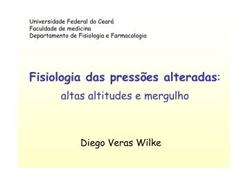 pressões alteradas - Departamento de Fisiologia e Farmacologia ...