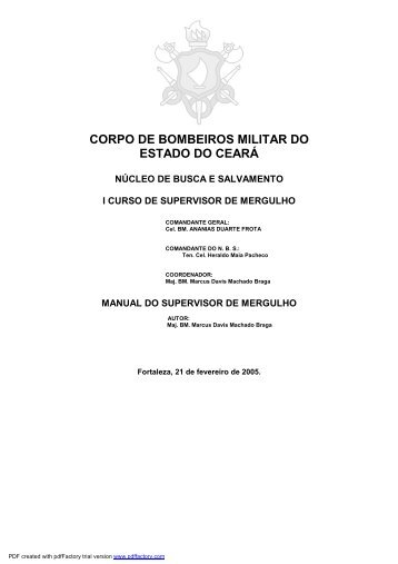 Mergulho: manual – Marcus D. M. Braga - HO - Higiene Ocupacional