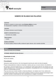 Número de sílabas das palavras - Ser