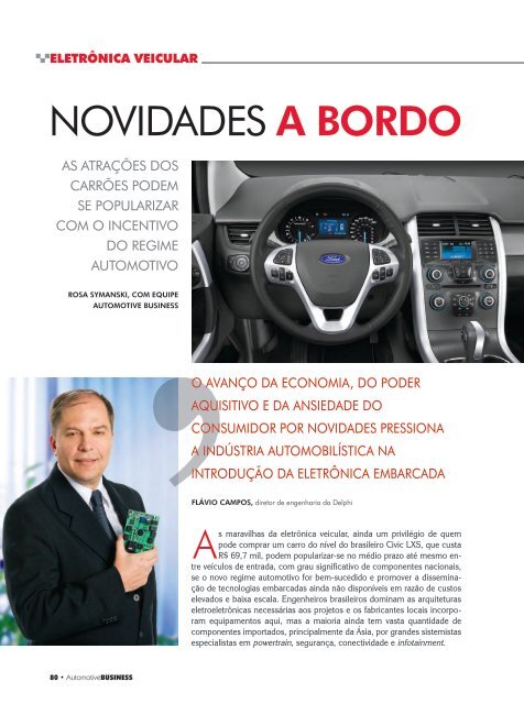 PROBLEMA VIRA SOLUÇãO - Automotive Business