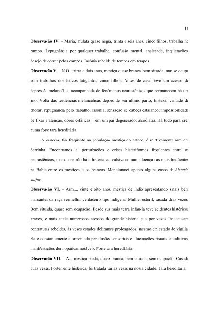 1 Mestiçagem, degenerescência e crime Dr. Nina Rodrigues ...