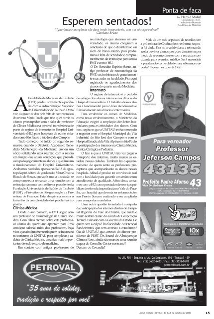 JC 384.indd - Jornal Contato