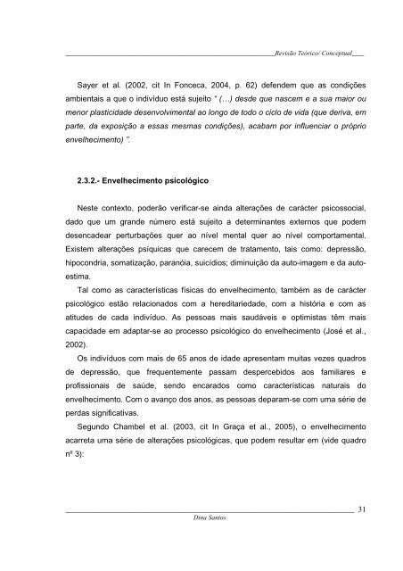 Dina Isabel Francisco Alberto Santos Dissertação de Mestrado em ...
