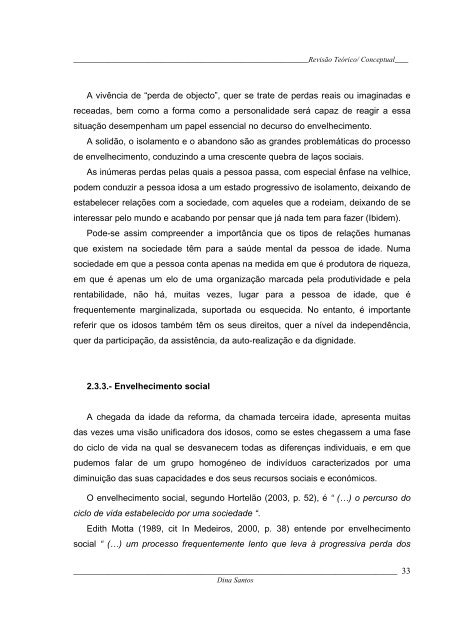 Dina Isabel Francisco Alberto Santos Dissertação de Mestrado em ...