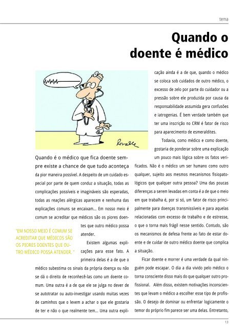 A CAPA - Conselho Regional de Medicina do Estado do Paraná