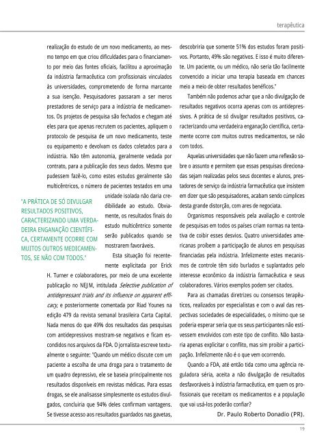 A CAPA - Conselho Regional de Medicina do Estado do Paraná