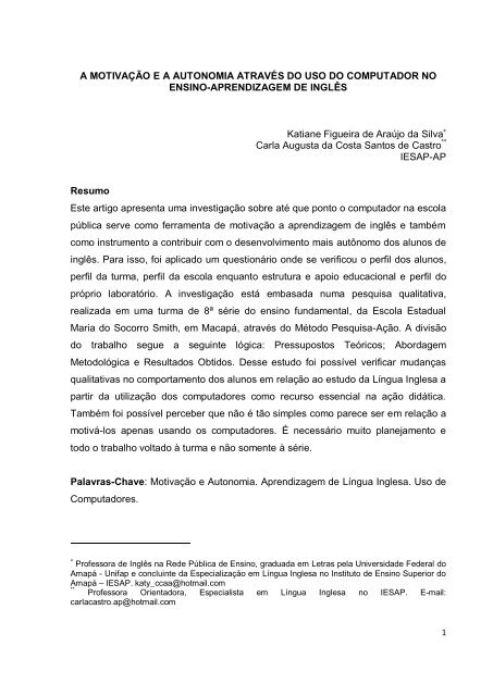 PDF) O uso da tradução automática e da aprendizagem baseada em