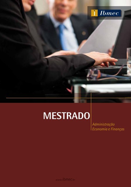 Folder do Mestrado Ibmec