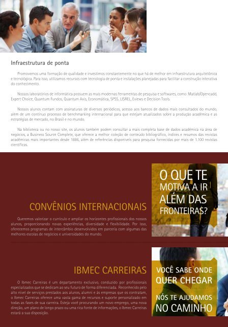 Folder do Mestrado Ibmec