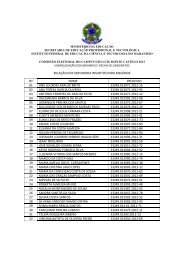 relação dos servidores inscritos para mesários nº nome ... - IFMa