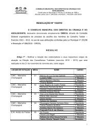 15-2010-CMDCA-Resolução Lista Mesários-Em SUBSTITUIÇÃO a ...