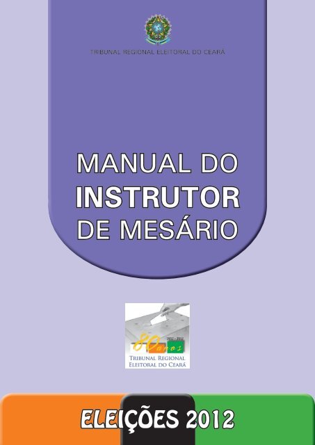 INSTRUTOR - Tribunal Regional Eleitoral do Ceará