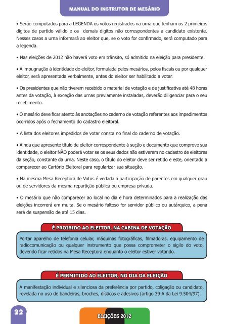 INSTRUTOR - Tribunal Regional Eleitoral do Ceará