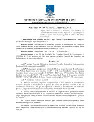 CONSELHO REGIONAL DE ENFERMAGEM DE GOIÁS - Coren