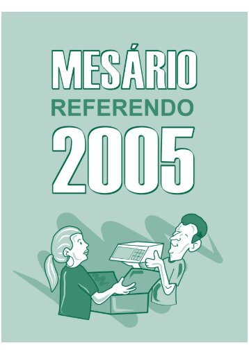 Manual do Mesário - Tribunal Regional Eleitoral da Paraíba