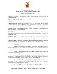 Resolução 017/2011 - Tribunal de Justiça do Estado do Pará