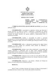 Resolução 16/2007 - Tribunal de Justiça de Alagoas