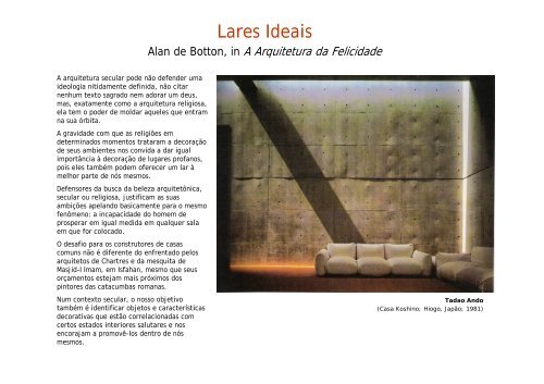 (Geral) Lares Ideais