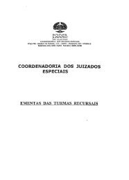 ementas das turmas recursais - Tribunal de Justiça de Alagoas