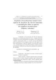 Anopheles (Nyssorhynchus) - Governo do Estado do Pará