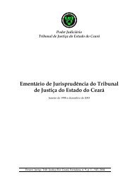 Ementário de Jurisprudência do Tribunal de Justiça do Estado do ...