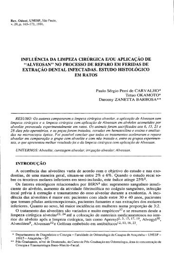Artigo Completo - Revista de Odontologia da UNESP