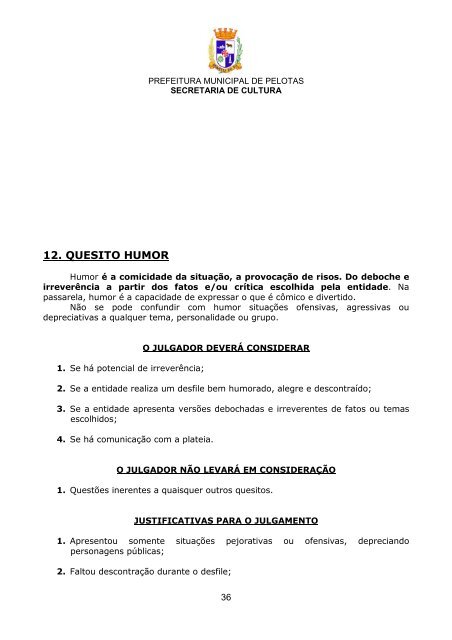 Manual do Julgador - Prefeitura Municipal de Pelotas