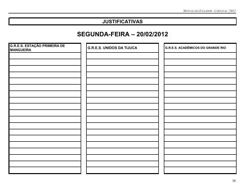 O MANUAL DO JULGADOR OBJETIVA TRANSMITIR ... - Liesa