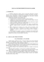 MANUAL DE PROCEDIMENTOS DO JULGADOR - Prefeitura ...