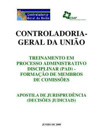 Apostila de Jurisprudência CGU - Saeb