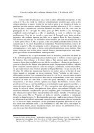 Carta de Antônio Vieira a Roque Monteiro Paim (2 de julho de 1691 ...