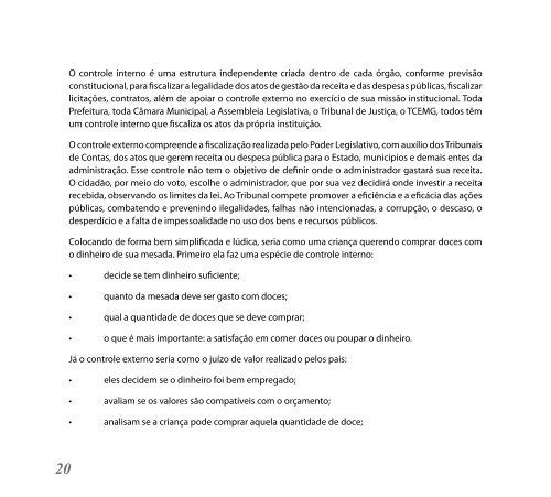 Projeto Conhecer - Tribunal de Contas do Estado de Minas Gerais